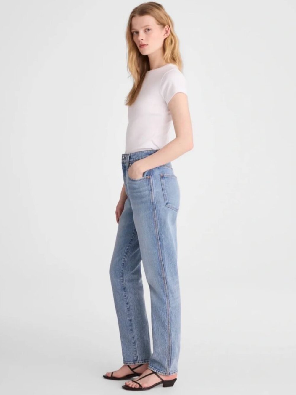 Madewell The Perfect Vintage Jean Raebrook Wash Blue Denim Size 27P - Picture 2 of 10
